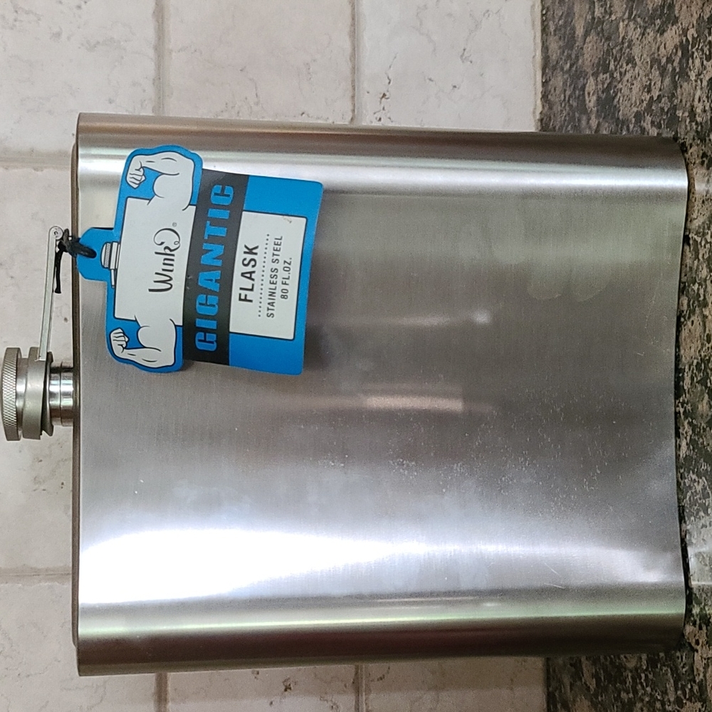 Whiskey flask 80 oz
